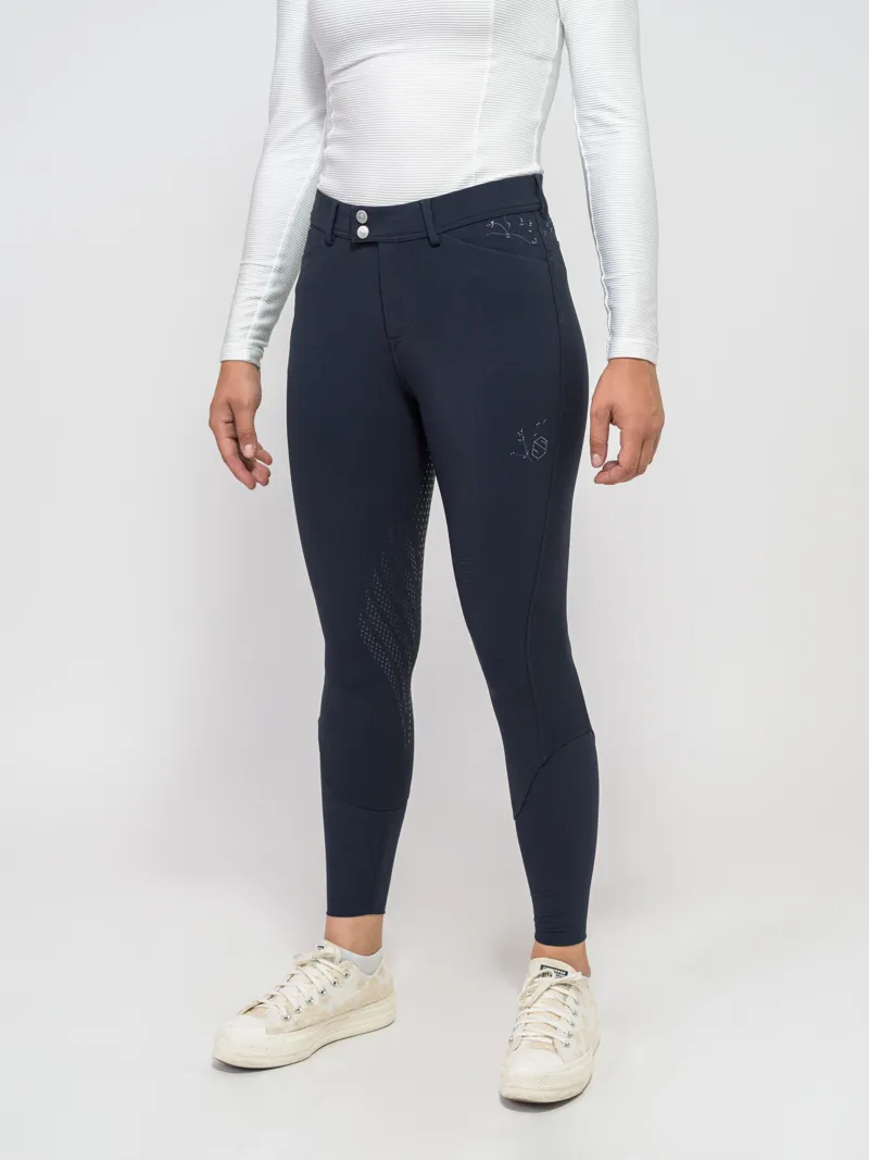 Samshield Jully Crystal Leaf Full Grip Breech Navy