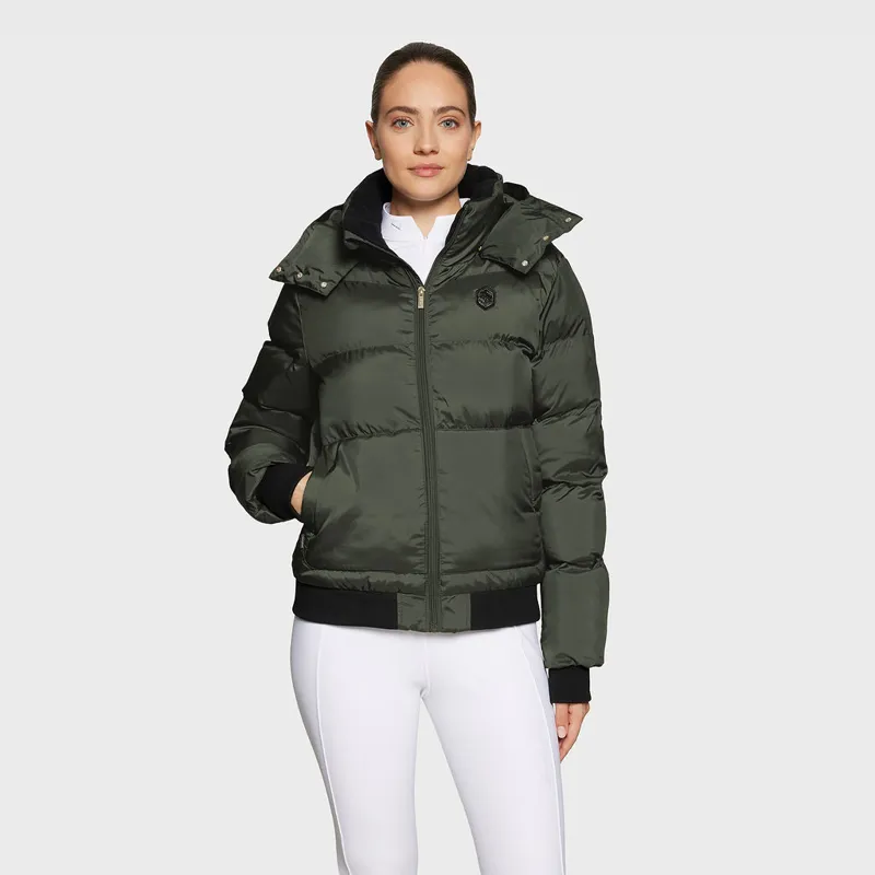 Samshield Billie Bomber Ladies Jacket Avocado/Metal Eclipse