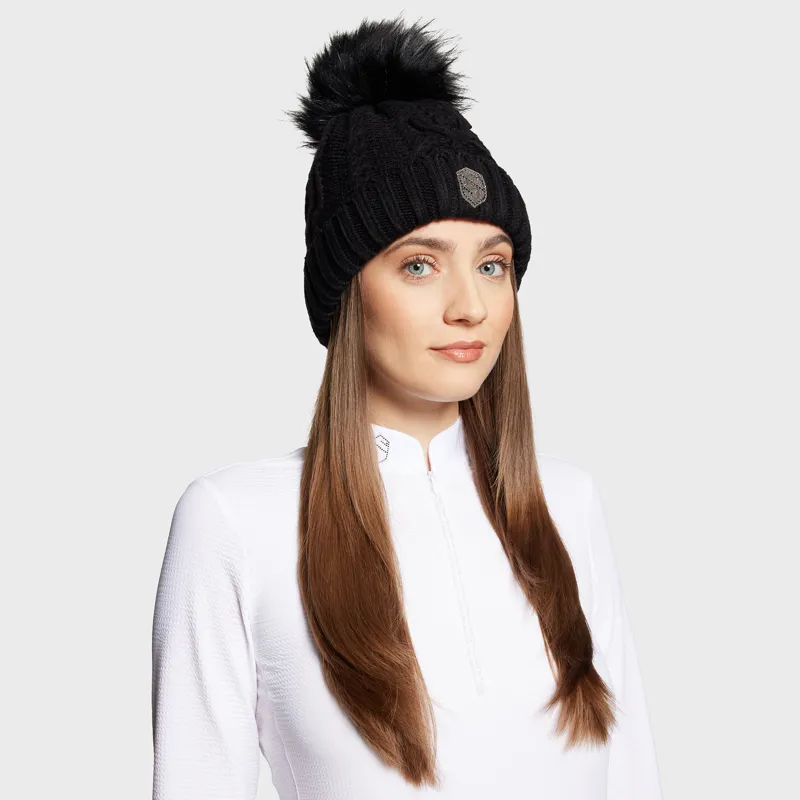 Samshield Nora Crys Intarsia Beanie - Black