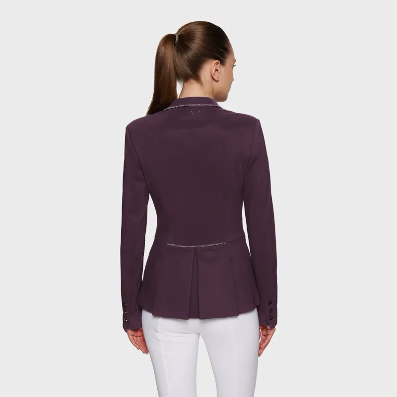 Samshield Victorine Crystal Fabric Jacket Plum-2
