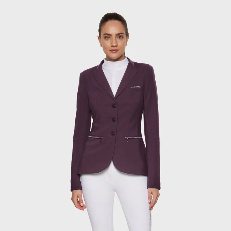 Samshield Victorine Crystal Fabric Jacket Plum