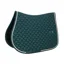 Kentucky Horsewear Saddle Pad Diamond Rope Jumping Pine Green