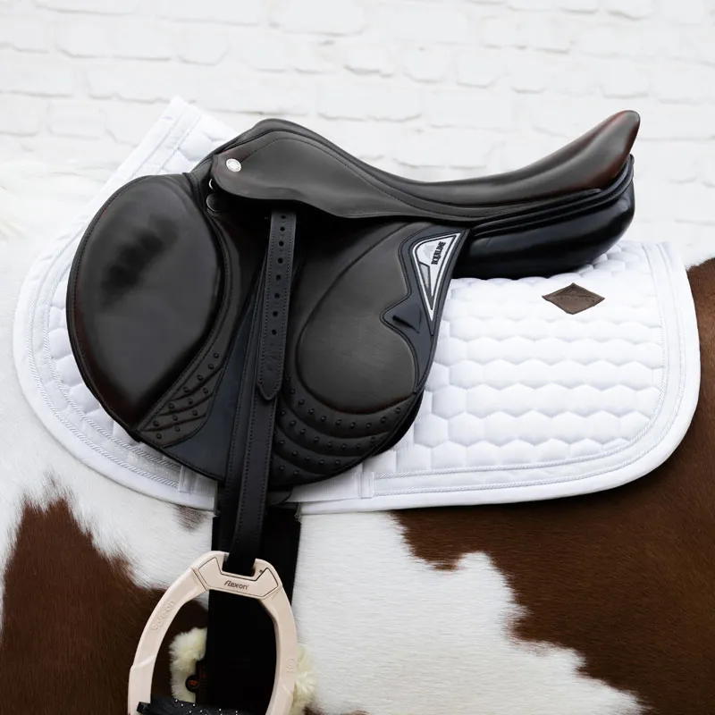 Kentucky Horsewear Saddle Pad Glitter Band SJ White/White