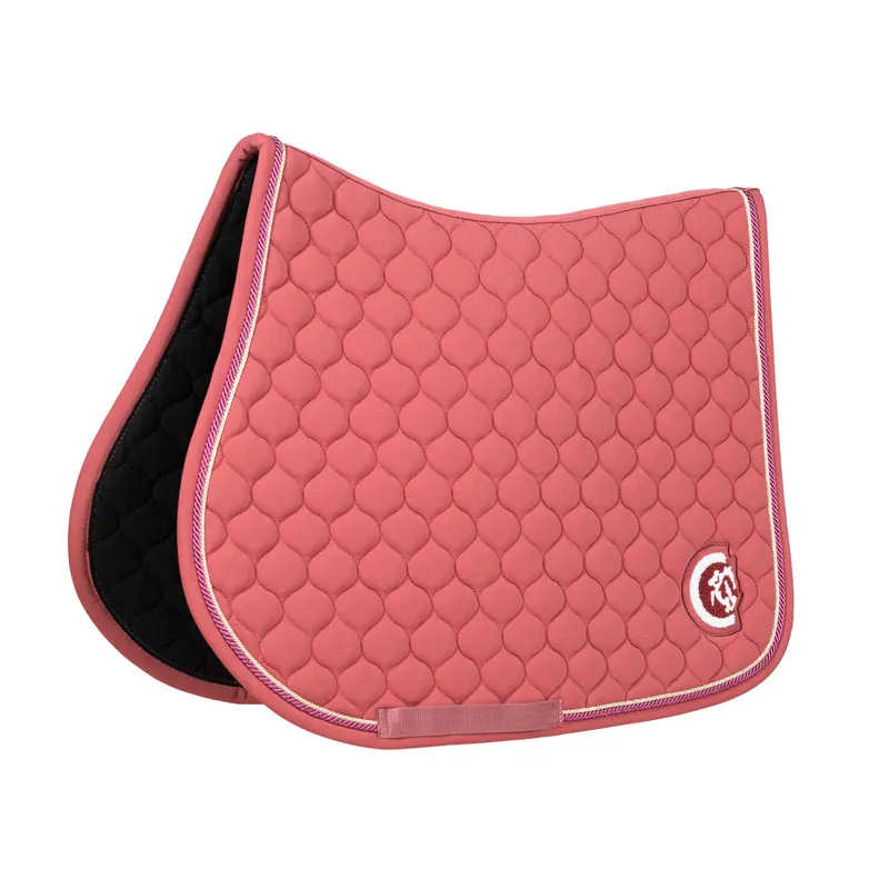 Kentucky Horsewear Saddle Pad Onion Quilt 3D Logo Fuchsia Show jump 