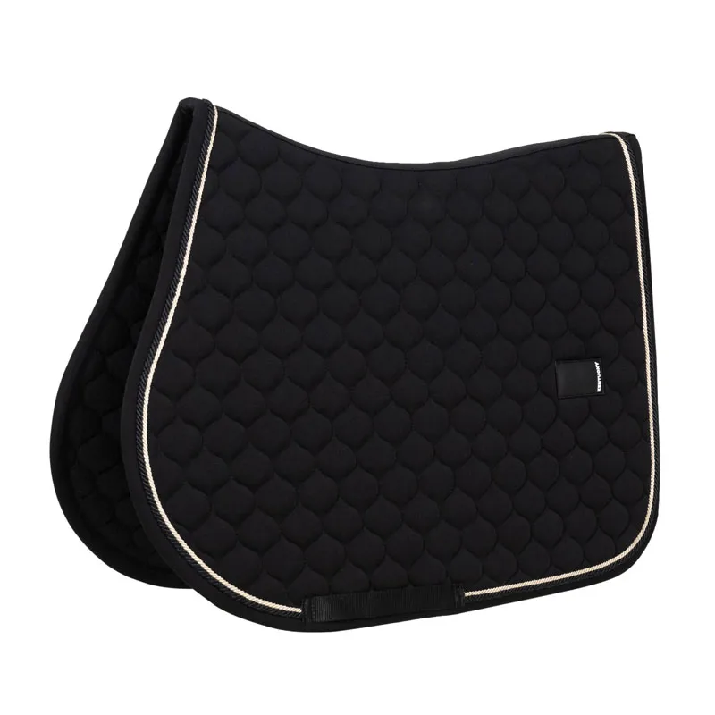 Kentucky Horsewear Saddle Pad Onion Quilt Rubber Logo Jumping Black-1