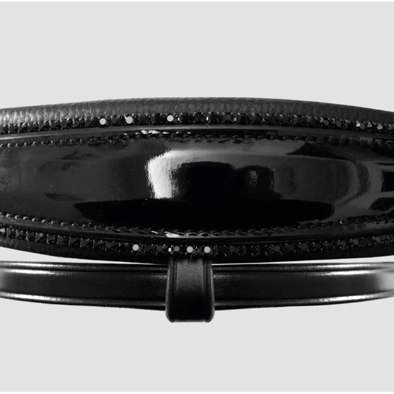 Passier Shadow Snaffle Bridle with Rubber Reins - Black-2