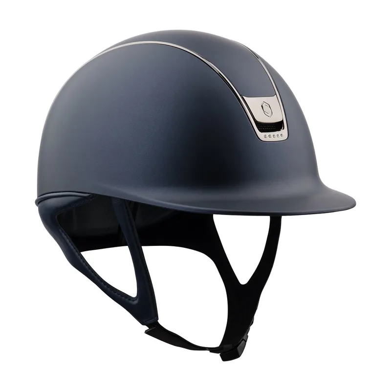Samshield V2 Shadowmatt Riding Hat Blue 5 Crystals