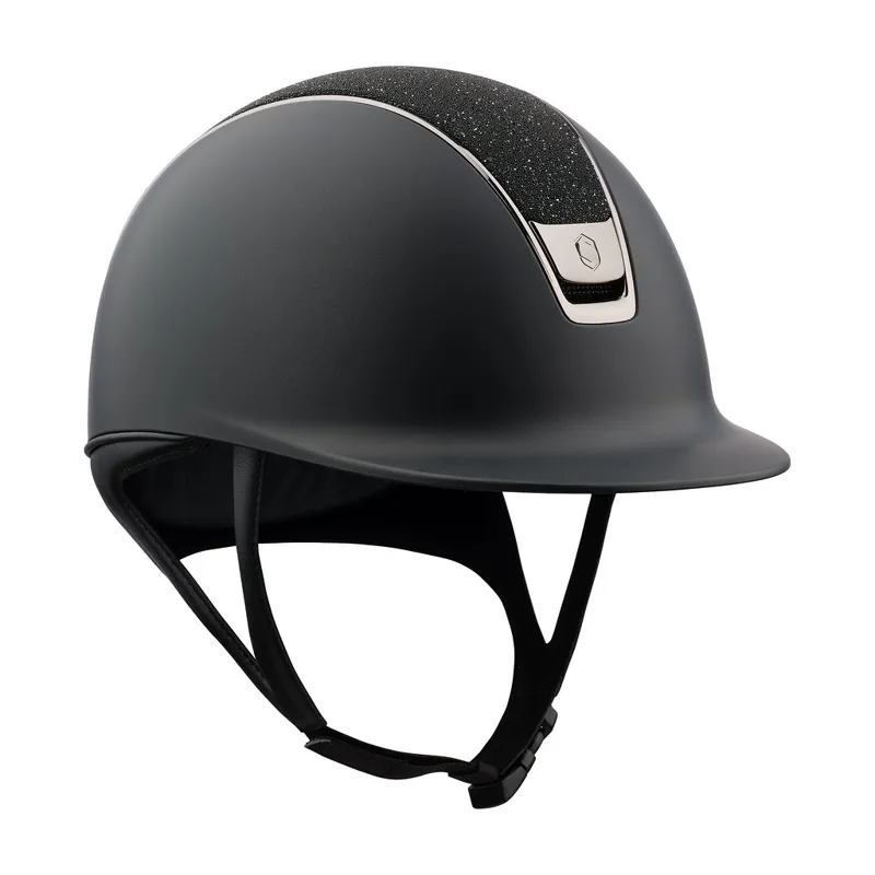 Samshield V2 Shadowmatt Riding Hat Black Crystal Fabric