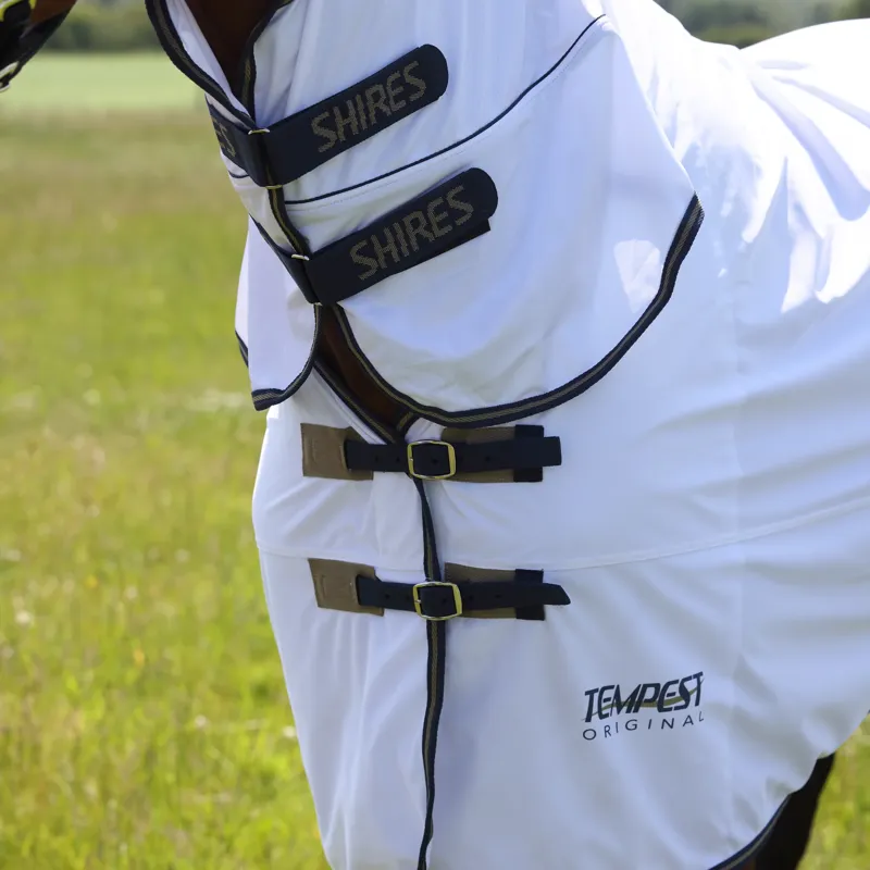 Shires Tempest Original Fly Combo Rug - White/Navy-4