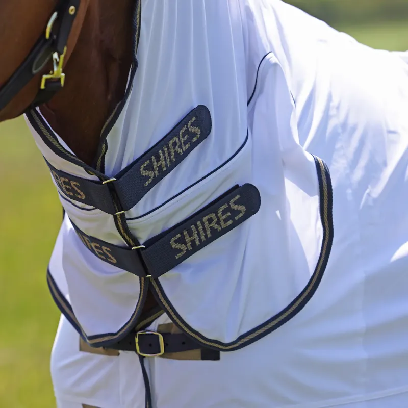 Shires Tempest Original Fly Combo Rug - White/Navy-7
