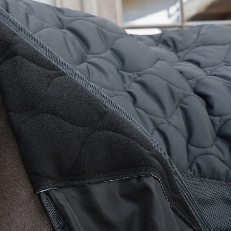 Kentucky Horsewear Transport Combo Cooler Fleece Black-2