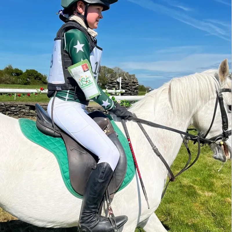 Jod-Z The Ultimate Equestrian Girls Riding Legging White-2