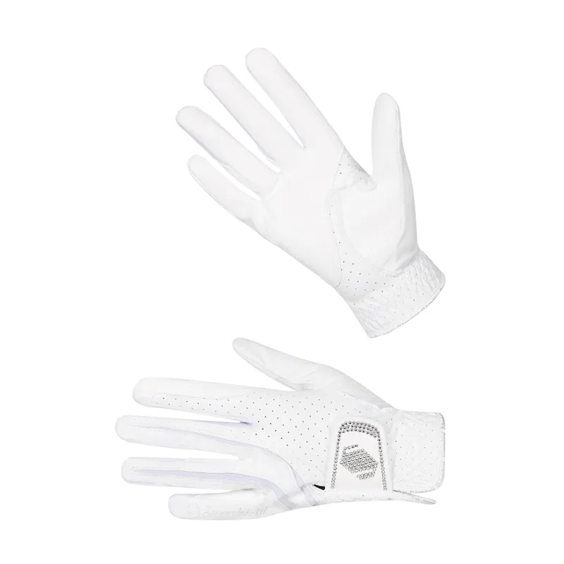 Samshield V-Skin Swarovski Glove White/Silver