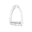Tech Stirrups Venice Dressage Plus Shock Absorbing Sloped Silver/Silver
