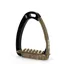 Tech Stirrups Venice Evo Safety Flat Black/Brown