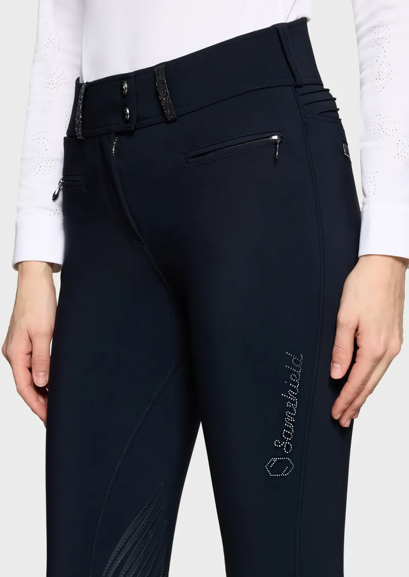 Samshield Claranova Full Grip Horse Riding Breech - Navy