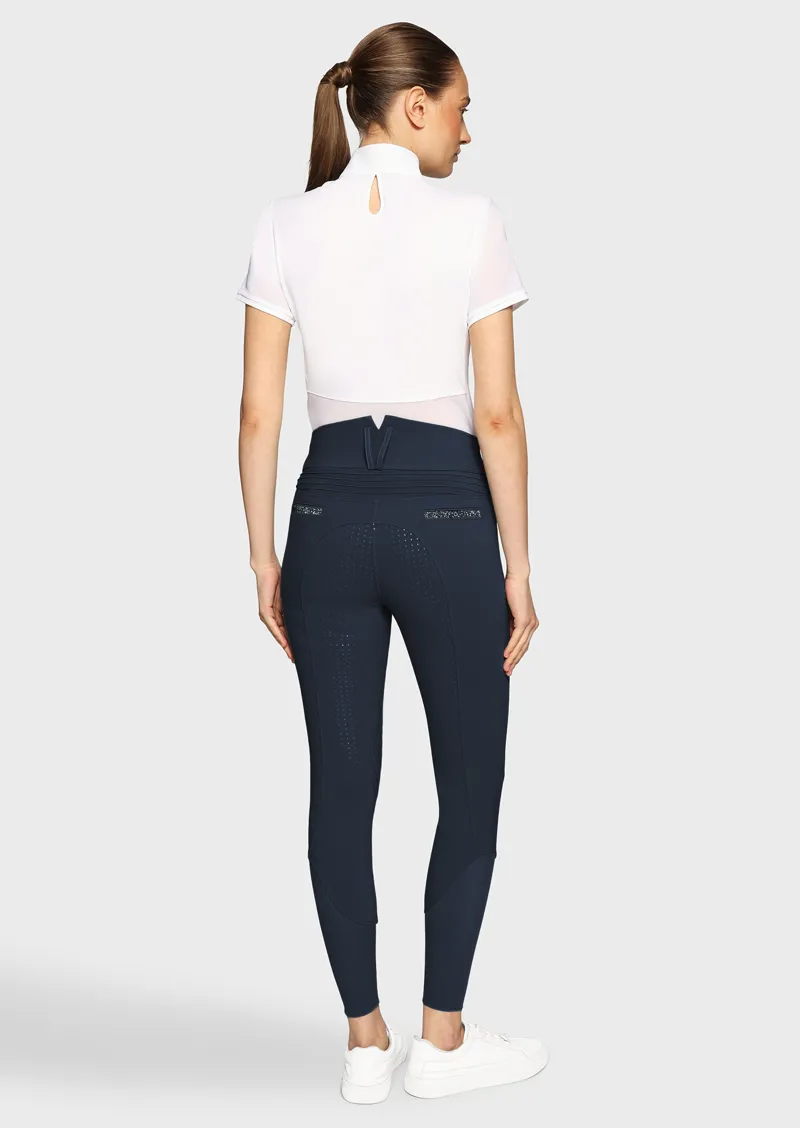 Samshield Claranova Full Grip Horse Riding Breech - Navy-1