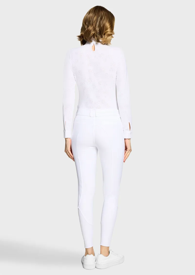 Samshield Claranova Full Grip Horse Riding Breech - White-1