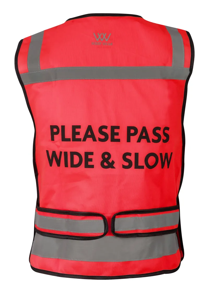 Woof Wear Hi Vis Riding Vest - Pink not certified-1