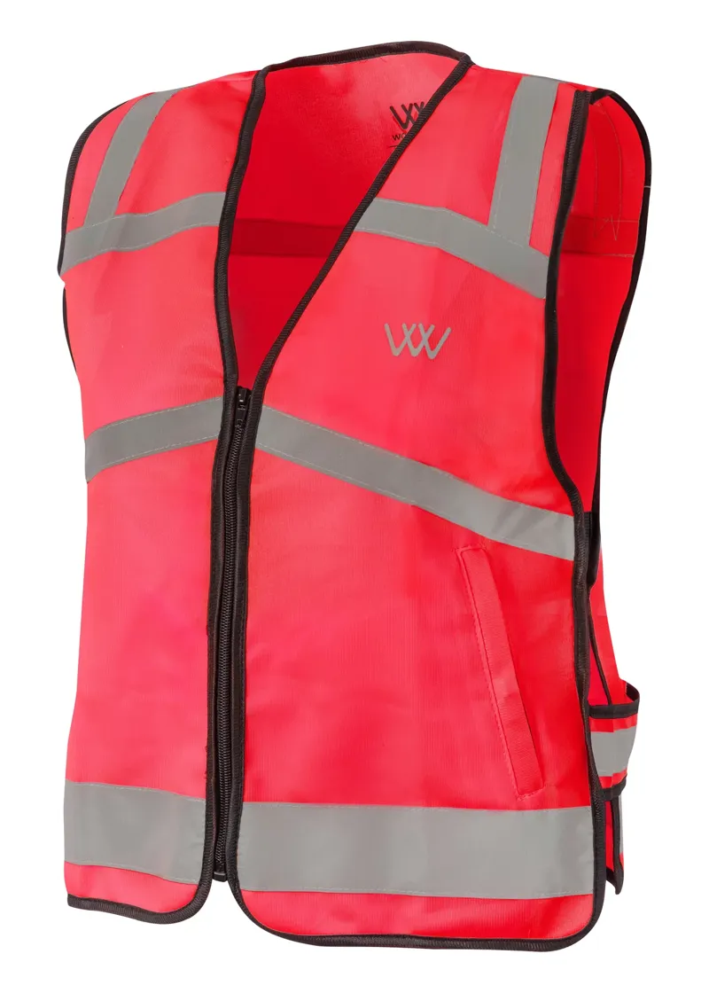Woof Wear Hi Vis Riding Vest - Pink not certified