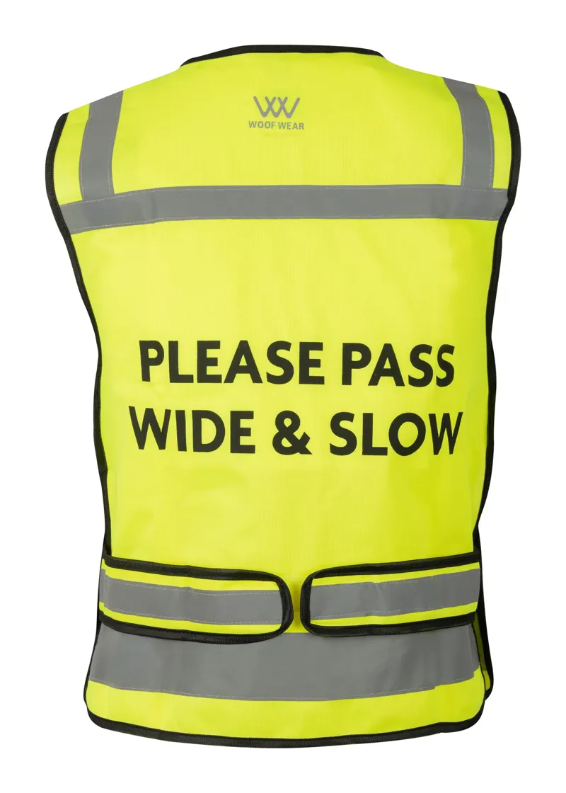 Woof Wear Hi Vis Riding Vest - Yellow-1