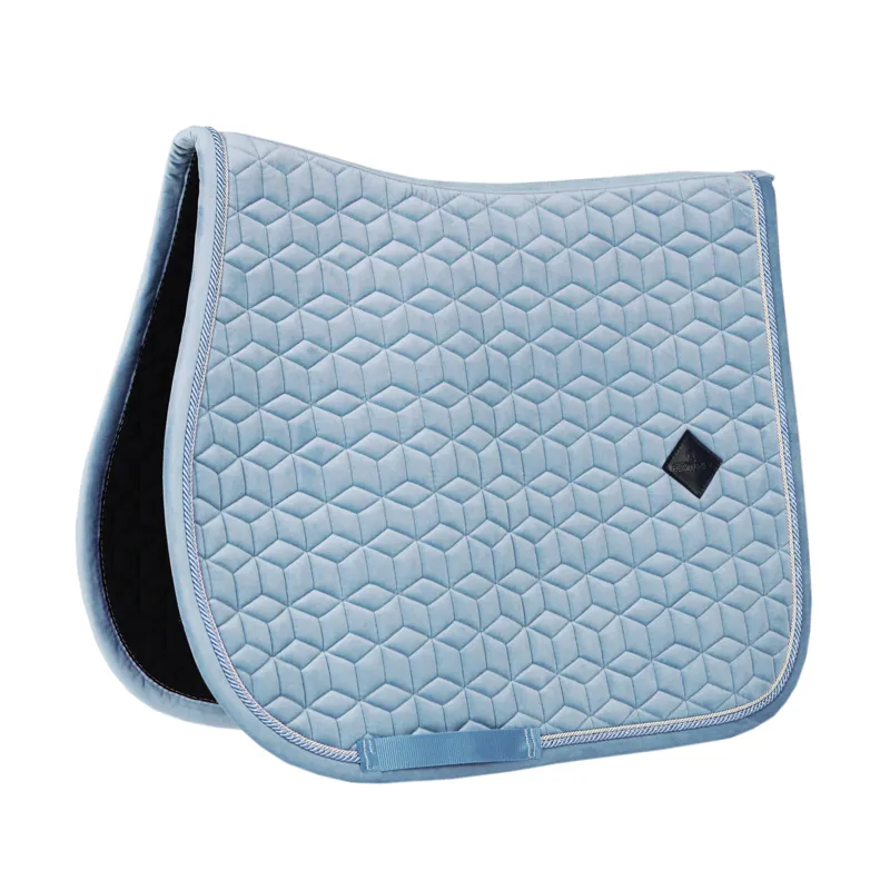 Kentucky Horsewear Saddle Pad Velvet SJ Light Blue
