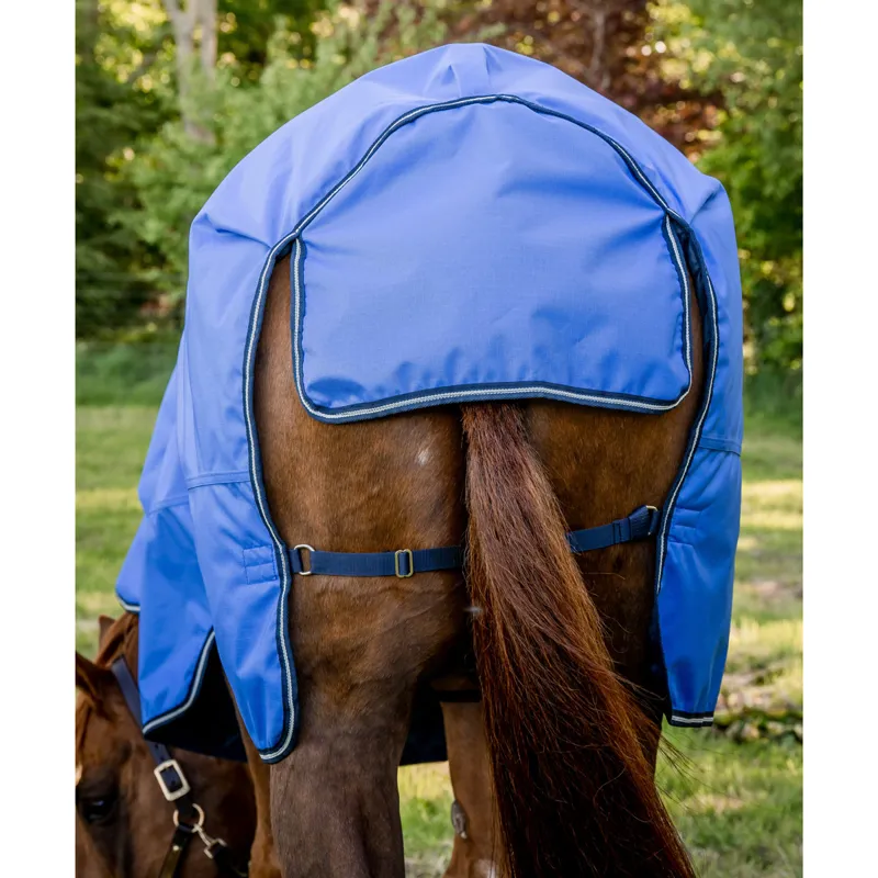 Amigo Hero 600D Ripstop 50g Turnout Rug- Blue/Navy/Grey-3