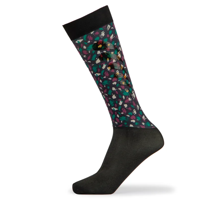 Aubrion Sudbury Performance Ladies Tall Riding Socks Print