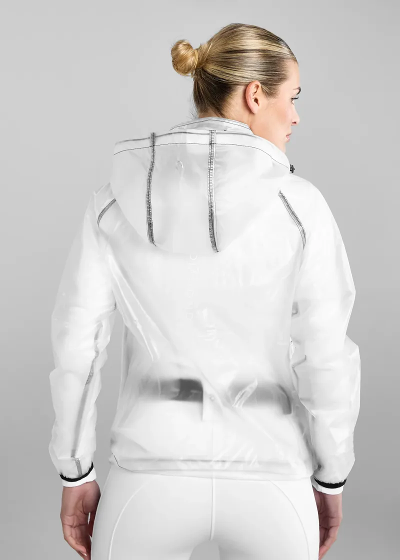 Aztec Diamond Clear Rain Jacket White-1