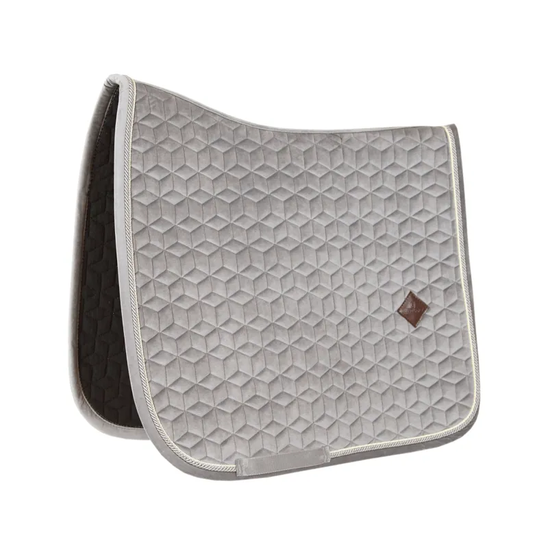Kentucky Horsewear Saddle Pad Basic Velvet DR Beige