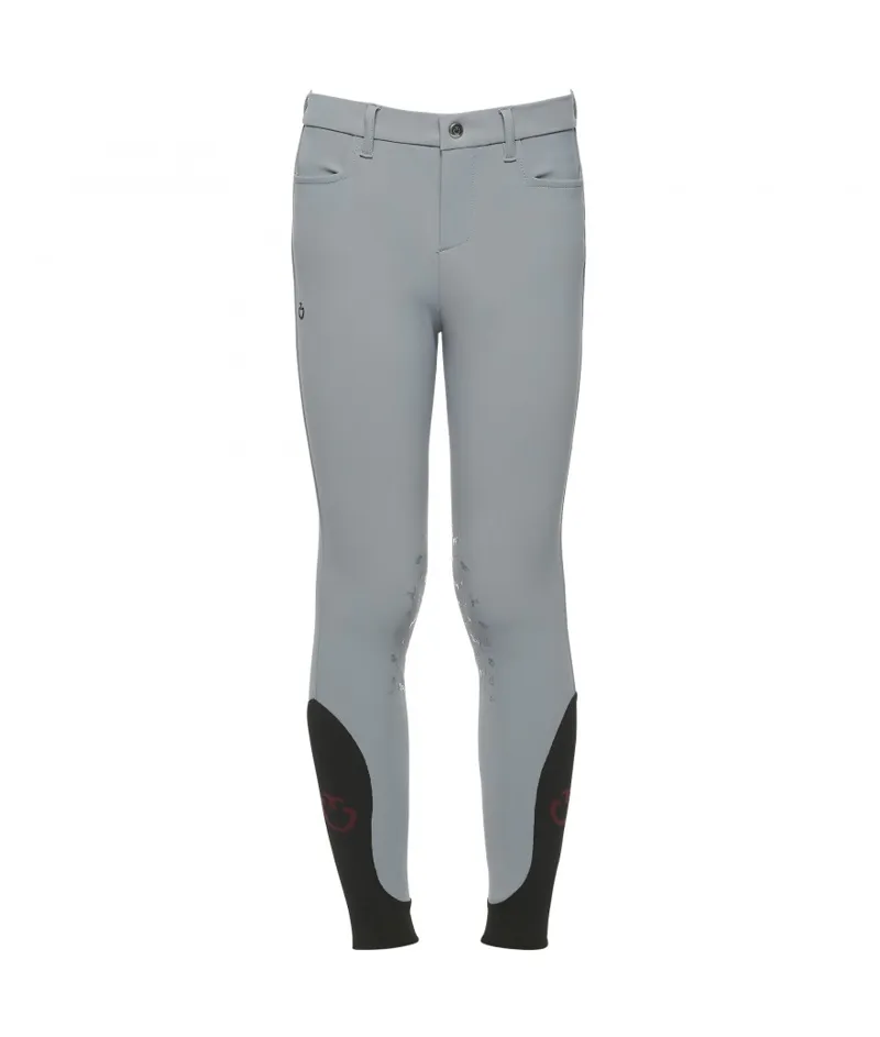Cavalleria Toscana Boys Horse and Helmet Breech Soft Grey