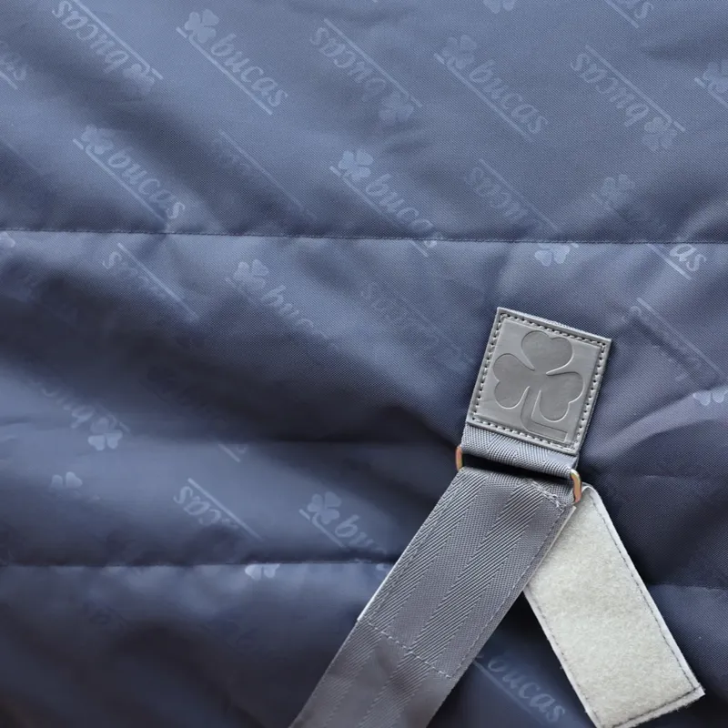 Bucas Show - Line Stable Rug Navy/Grey-3