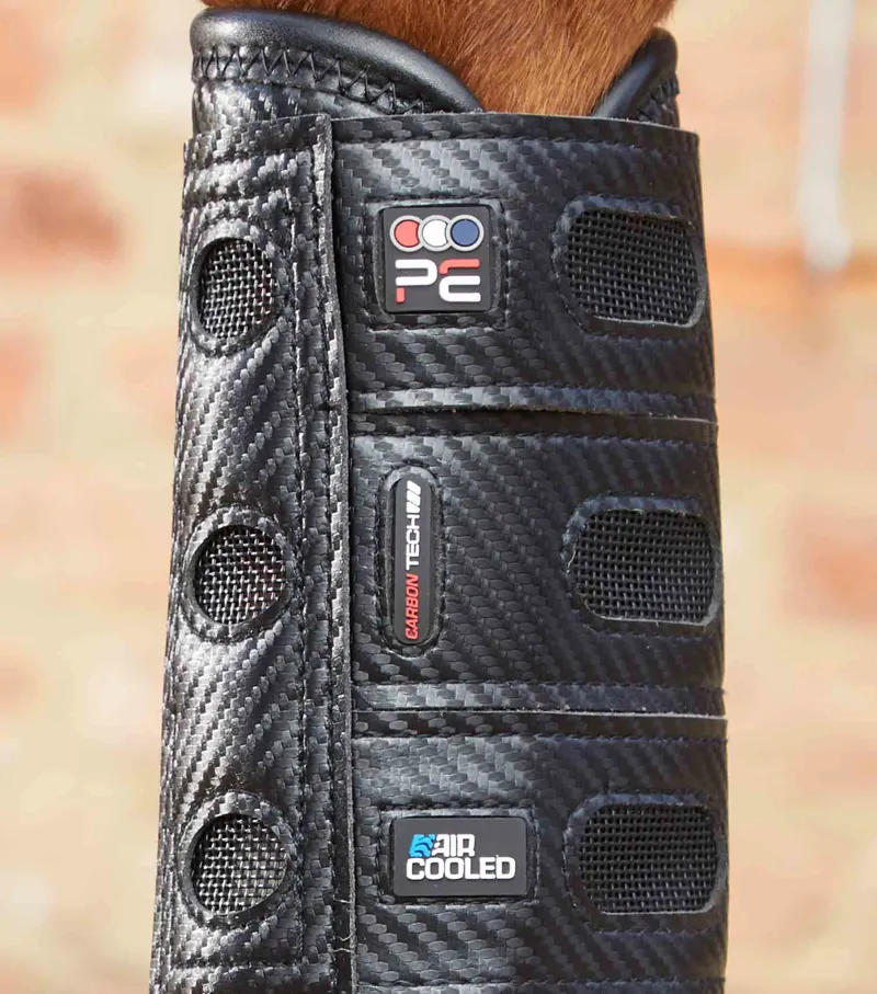 Premier Equine Carbon Tech Air Cooled Eventing Boots Front Medium-2