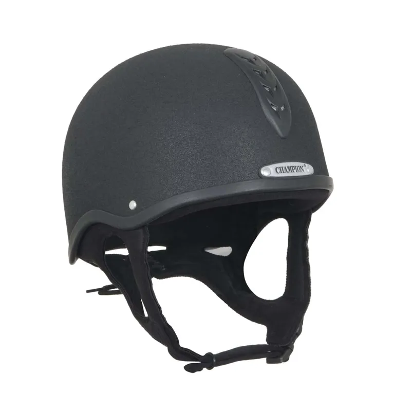 Champion Junior X-Air Plus Jockey Helmet Black-1