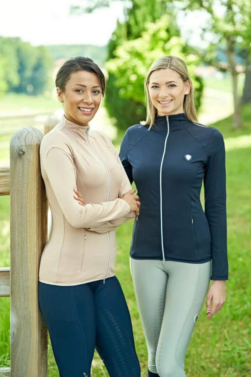 Covalliero Ladies Active Zip Through Jacket Navy