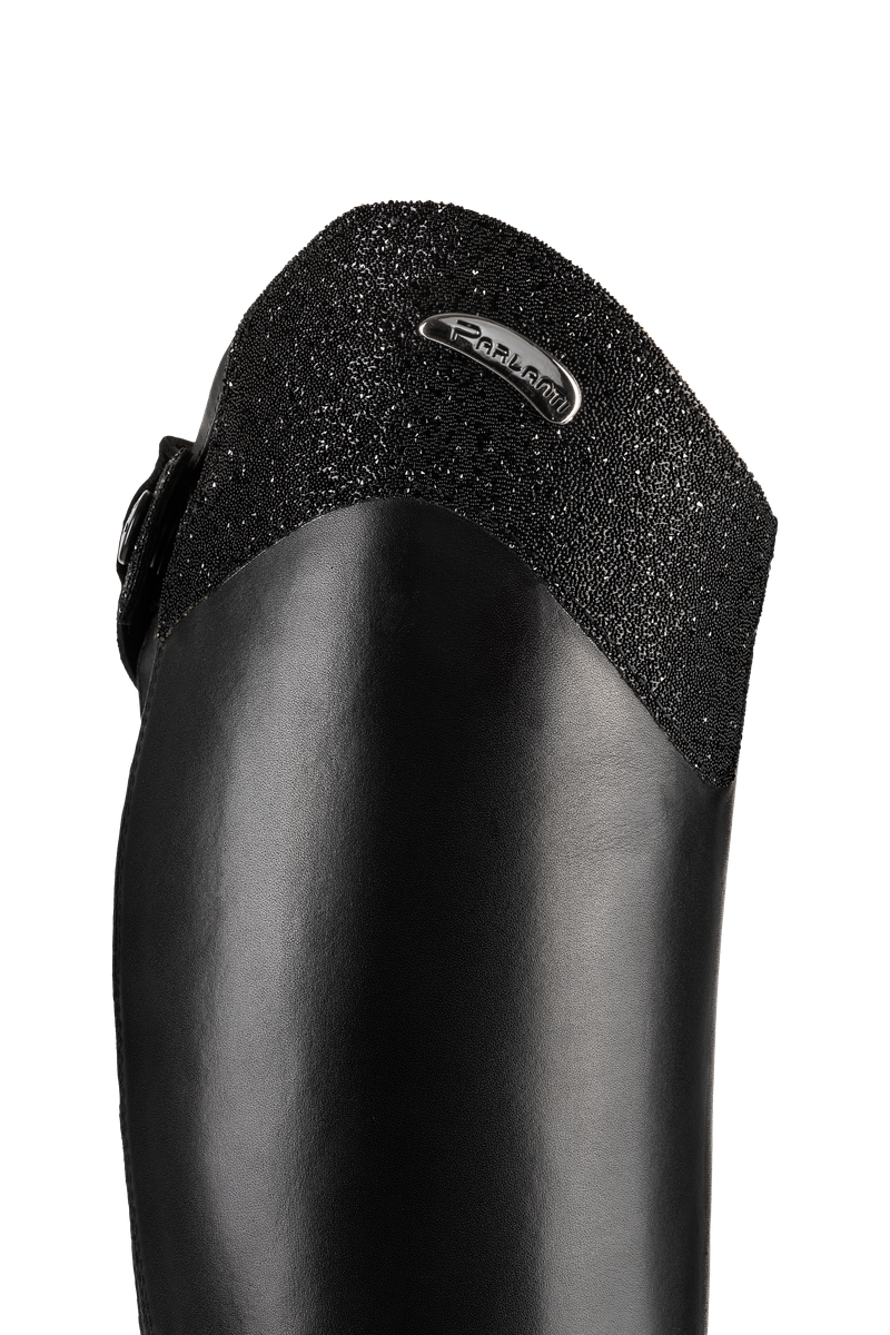 Parlanti Miami Pro Swarovski Carpet Black Calfskin Riding Boots-1