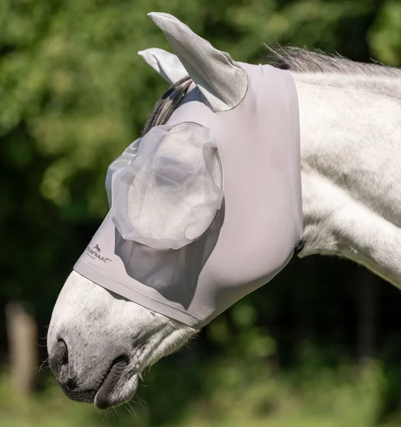 Horseware Defense Fly Mask - Silver-1