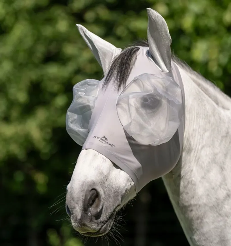 Horseware Defense Fly Mask - Silver