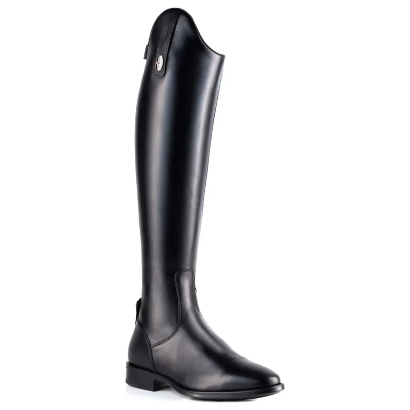 DeNiro Amabile Unlaced Tall Riding Boots Smooth Black