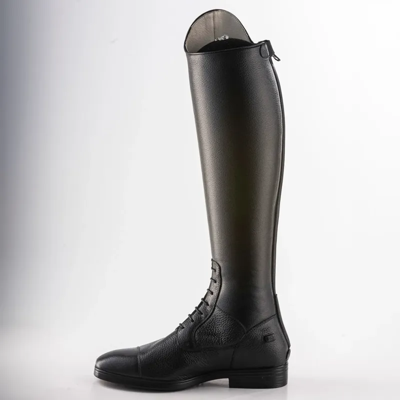 DeNiro Amabile Laced Tall Riding Boots Quick Black-2