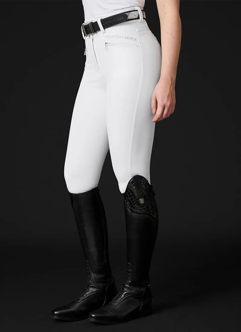 Mountain Horse Diana Breeches Full Grip White-1