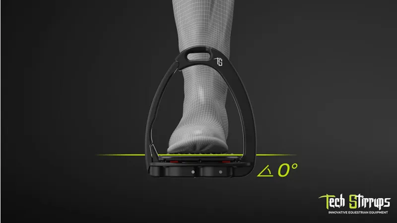 Tech Stirrups Venice Safety Young Rider Silver/Titanium-7