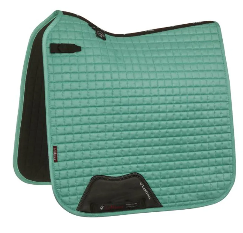 LeMieux Suede Dressage Square Mint-1