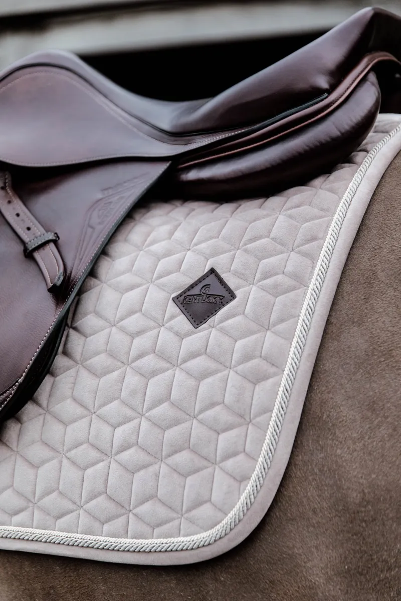 Kentucky Saddle Pad basic velvet SJ Beige-1