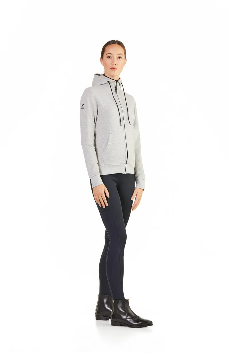 EGO7EGO7 Zerowet Sweatshirt Zip and Hood Ladies - Grey Melange	