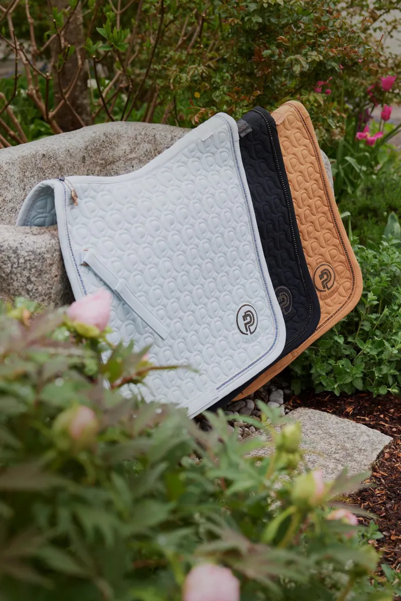 Eskadron Platinum Softshell Saddlepad Dressage Full Powder Blue-2