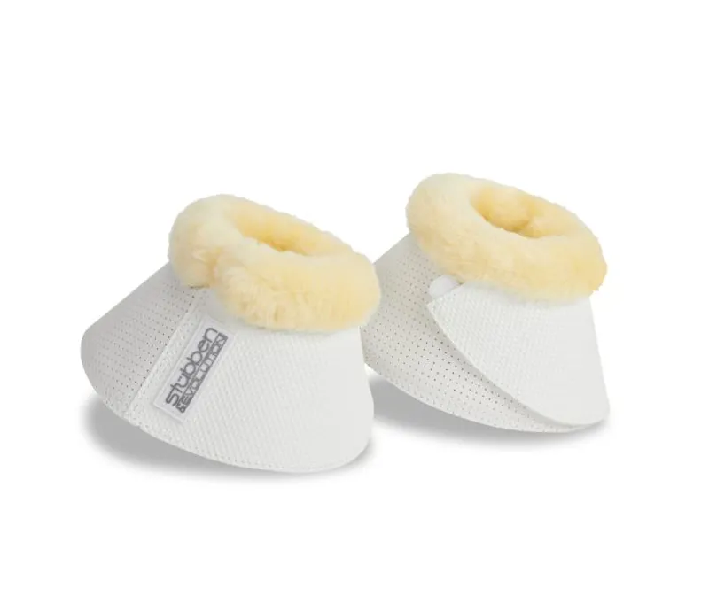 Stubben Gravity Over Reach Boots White Sheepskin