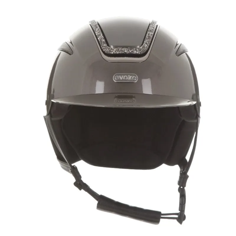 Evoke Callisto Wide Peak Metallic Graphite/Crystal Frame-1
