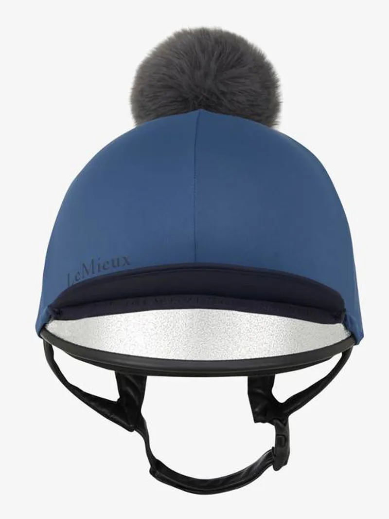 LeMieux Pom Hat Silk Atlantic-1