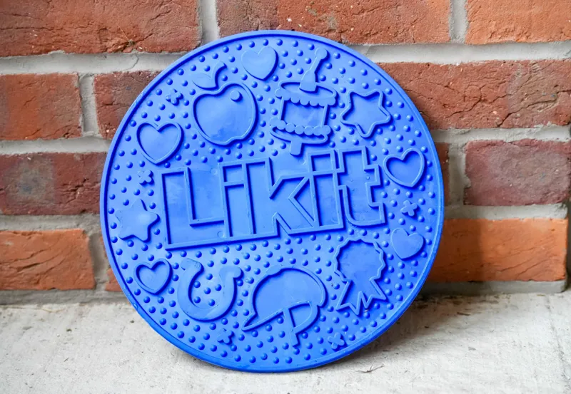 Likit Graze Maze Feeding Mat - Blue